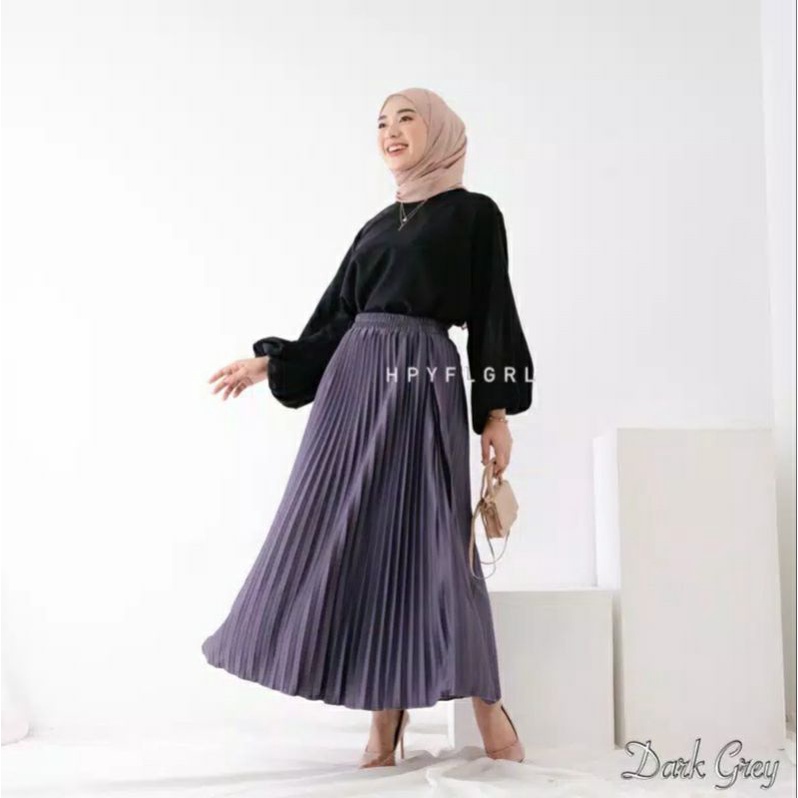 ROK PLISKET PREMIUM BKK GOOD QUALITY//ROK WANITA