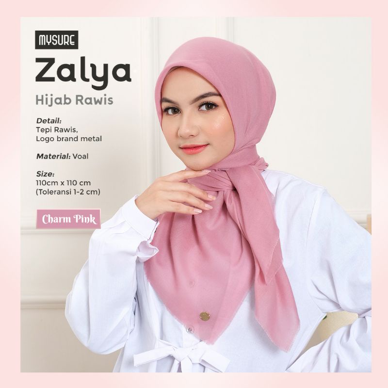 HIJAB SEGIEMPAT ZALYA HIJABRAWIS || MYSURE