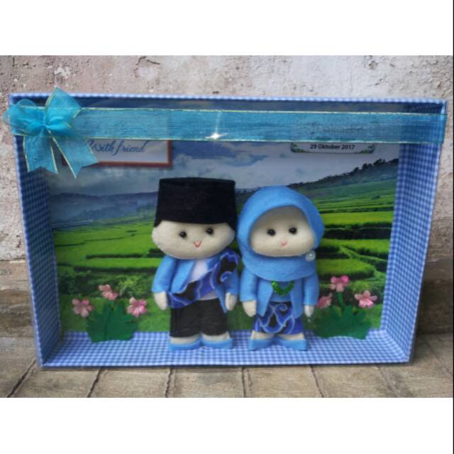 Boneka flanel/boneka handmade/boneka couple/kado unik/kado pacar