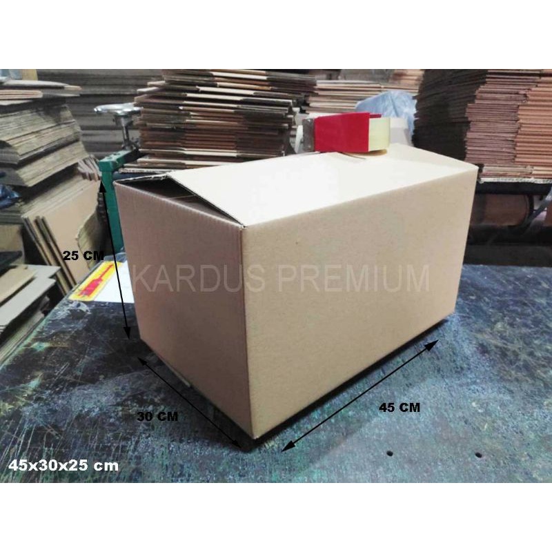 

kardus box packing polos 45x30x25 cm