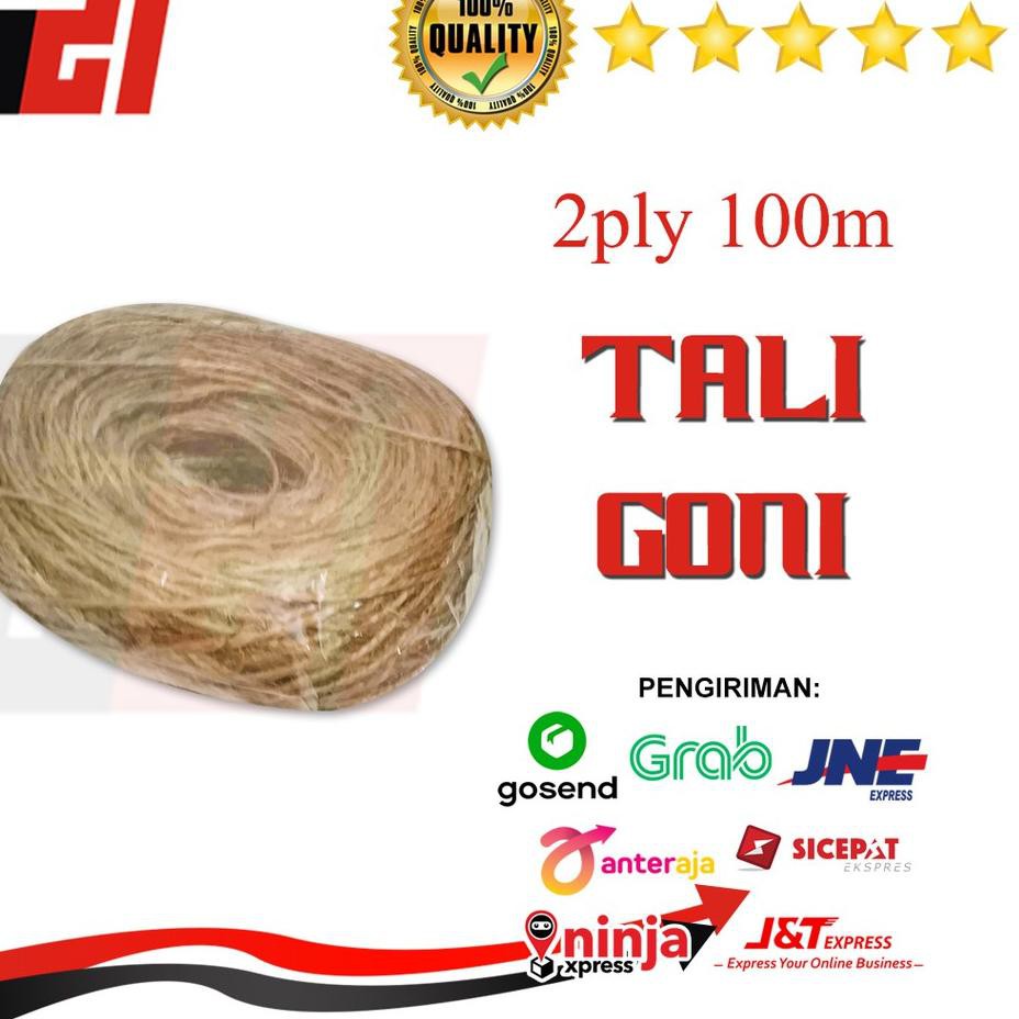 

Terbaru 1.1 Tali Goni Rami 2ply Panjang 100m