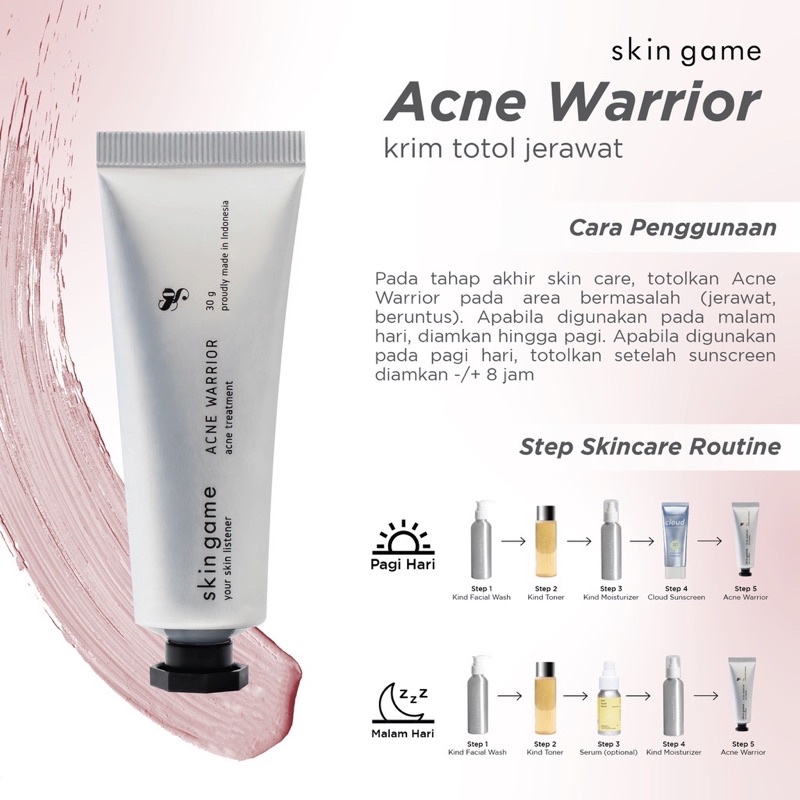 SKIN GAME Acne Warrior 30gr | 10gr