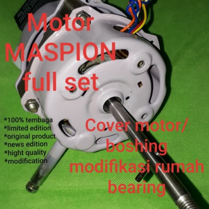 mesin dinamo spul kipas angin maspion modif bearing