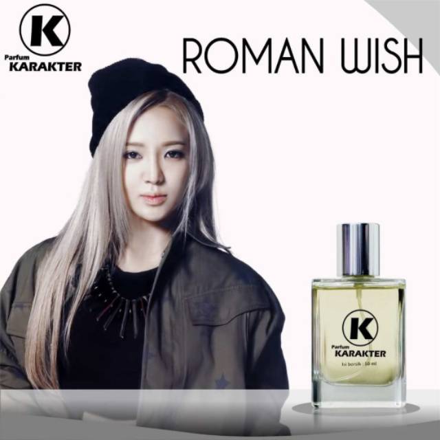 TERLARISS!!! BEST SELLER !!! PARFUM KARAKTER / PARFUM CEWEK AROMA ROMAN WISH 50ML - ORIGINAL BIBIT