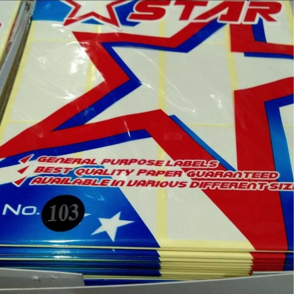 

Hsw- LABEL STICKER NAMA ( SUPER MURAH ) NO 103 GROSIR TERMURAH star z
