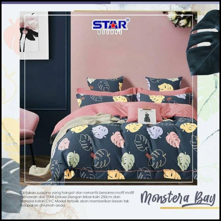 Sprei Set Katun Star Allsize 120X200X25 / 140X200X25 / 200X200X25