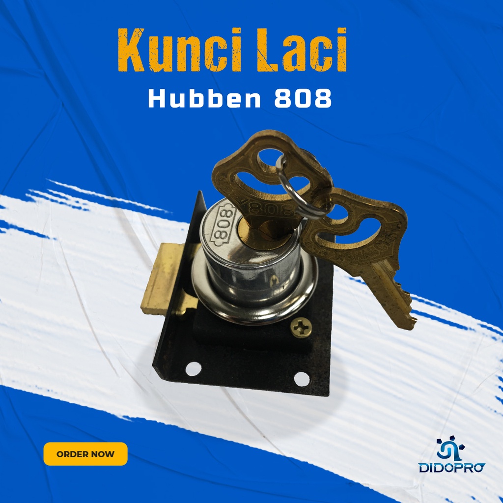 Kunci Laci / Lemari / Drawer Lock 808 ASLI HL502P