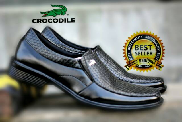 Sepatu Pantofel SWEDIAN Asli Formal Pria Kerja Santai Nongkrong Gaya Baraya Original CROCODILE