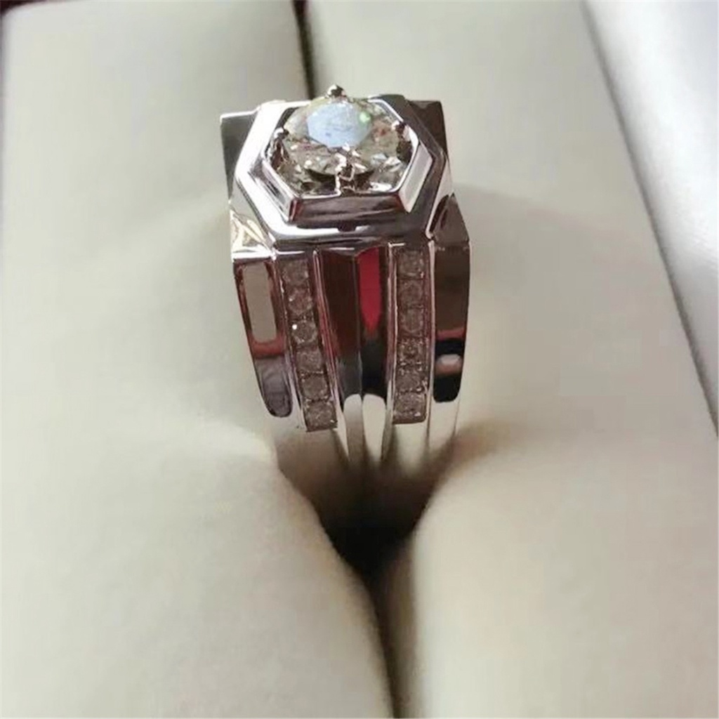 Hu Hu Hu Hu Hu Alat Bantu Pasang Kacamata♡ Cincin Berlian Imitasi Inlaid Tidak Pudar Untuk Pernikahan