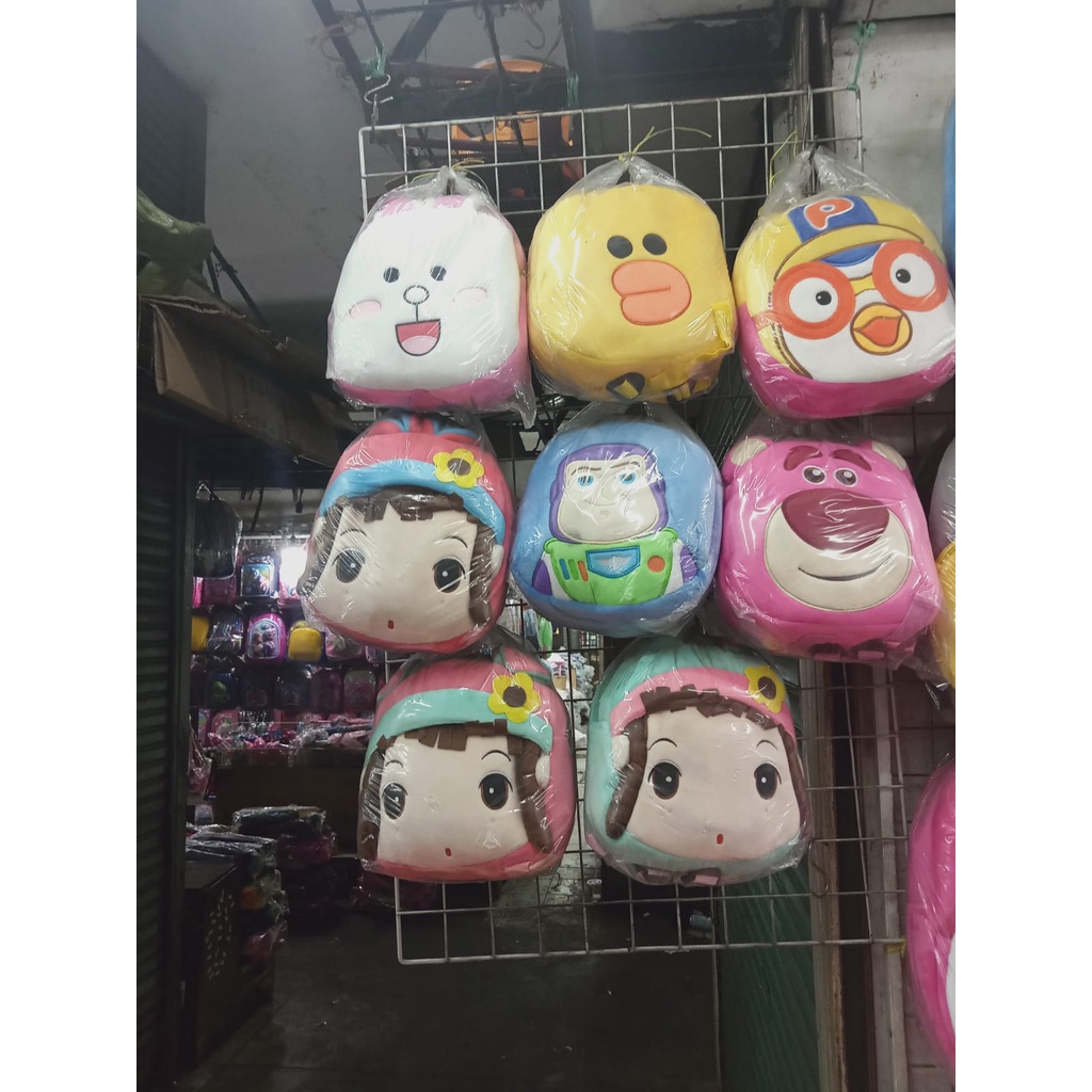 Tas ransel boneka Anak paud sekolah pozootopia doraemon minnie superman batman Spiderman