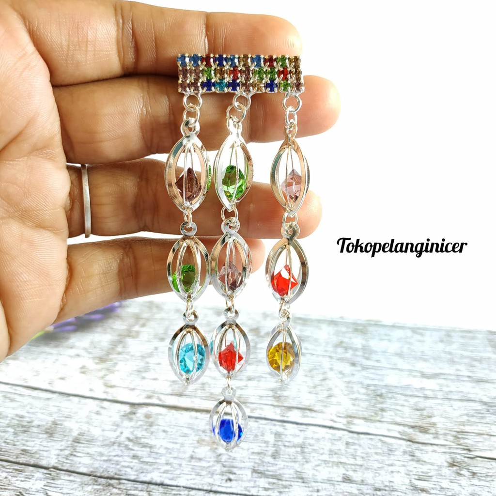 Bros dagu hijab bros jilbab model jurai Murah warna warni mewah fashion wanita Tokopelanginnicer