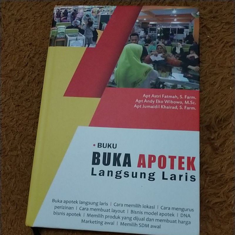 BUKU BUKA APOTEK LANGSUNG LARIS ANDY EKO WIBOWO