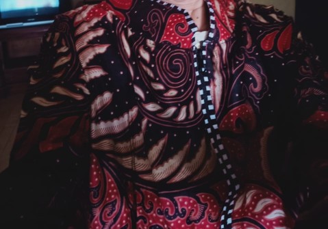 (cod) Atasan Wanita Terbaru Tunik Batik Kekinian Origina