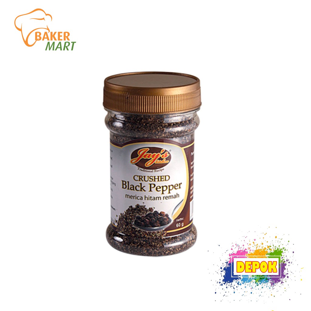 

Jay's Crushed Black Pepper 60Gr