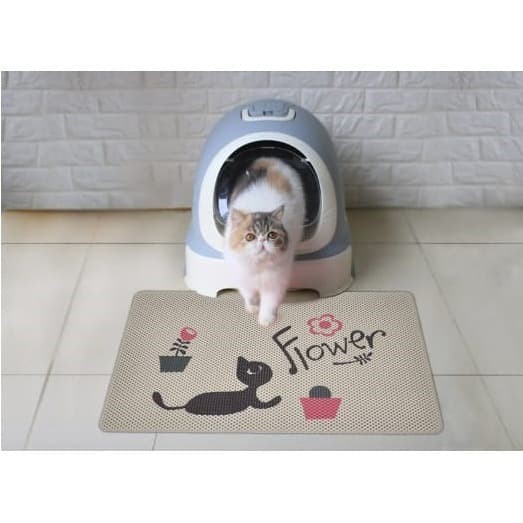 Dual LAYER CAT LITTER MAT Tatakan tempat pasir keset pasir alas kaki