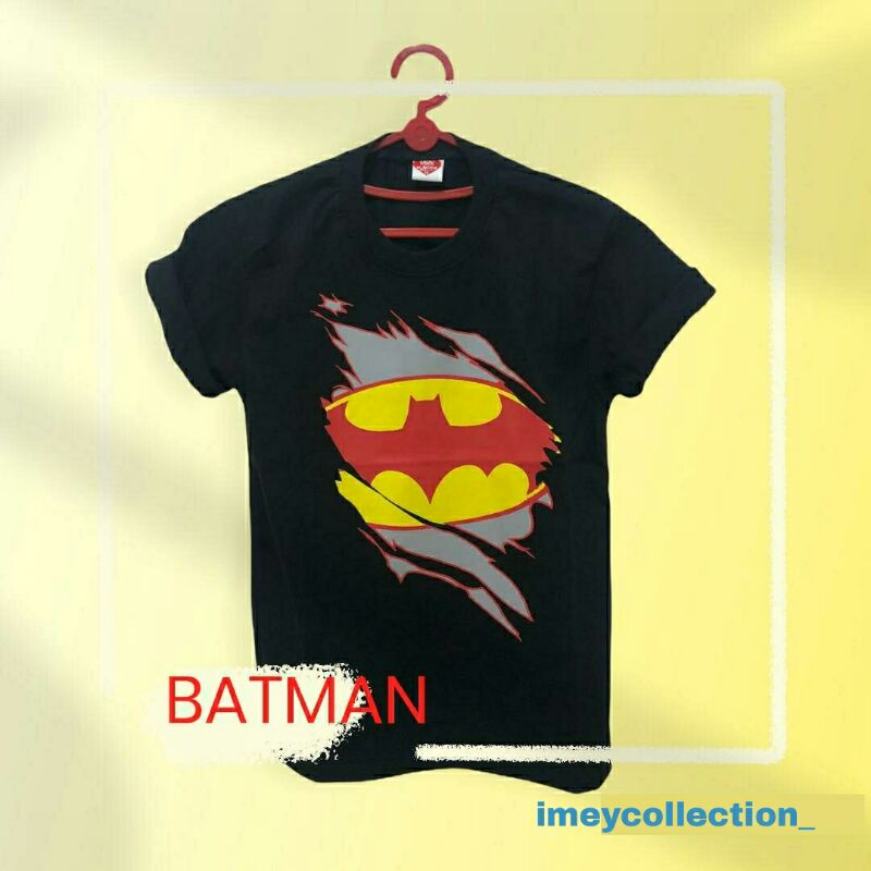 RULLY68SHOP_100%REALPIC KAOS ANAK Katun Bergambar Superhero KAOS DISTRO ANAK MULAI 1-11TH BISA COD