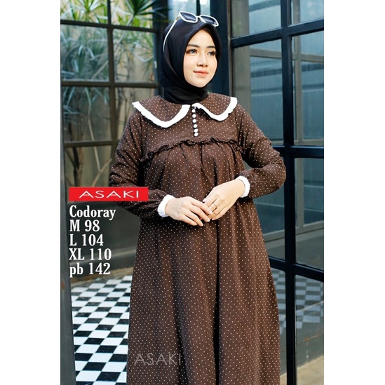✨ GAMIS ✨ GAMIS CASUAL UCY X ASAKI MAYASARI / GAMIS ORIGINAL BESSELER