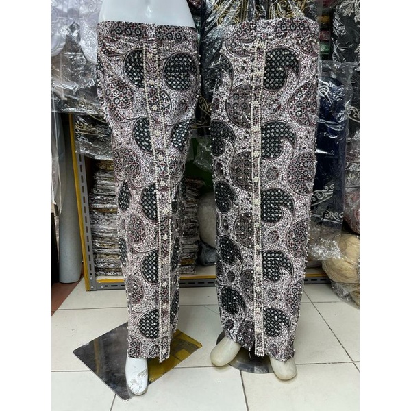 Rok pengantin batik instan couple /kain batik mix mutiara tabur