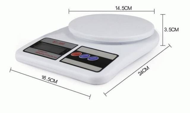 TIMBANGAN DAPUR DIGITAL SF 400/ KITCHEN  SCALE MAX 10KG