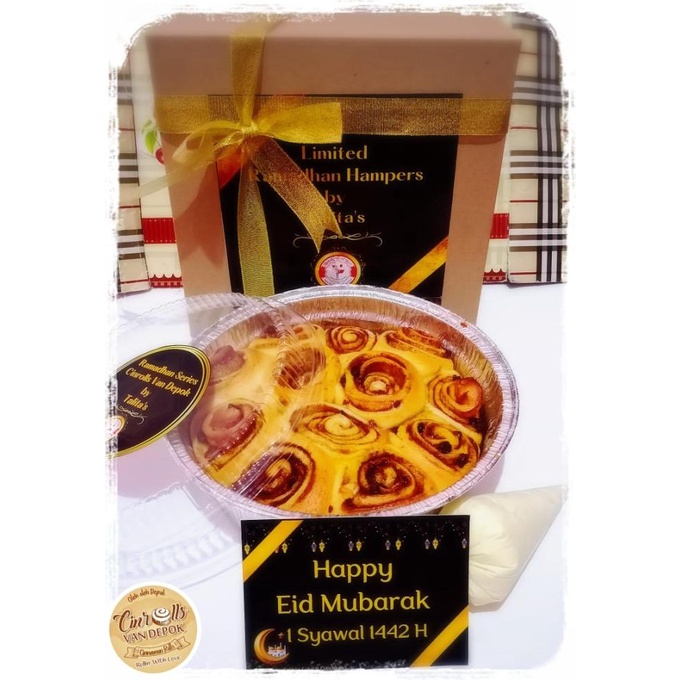 

Cinnamon Rolls limited edition Ramadhan hampers Hantaran puasa lebaran