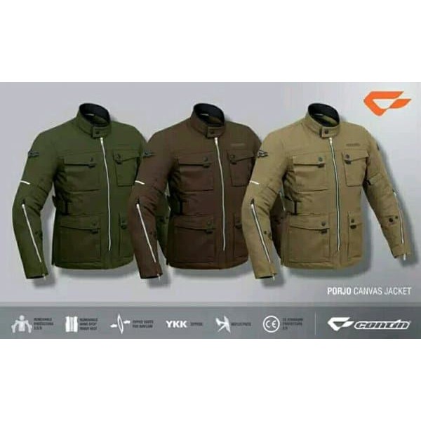 Jaket Contin Porjo Ori for Motor Touring Adventure Casual
