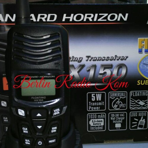 Standar Horizon HX150 Radio Ht Marine (Yaesu)