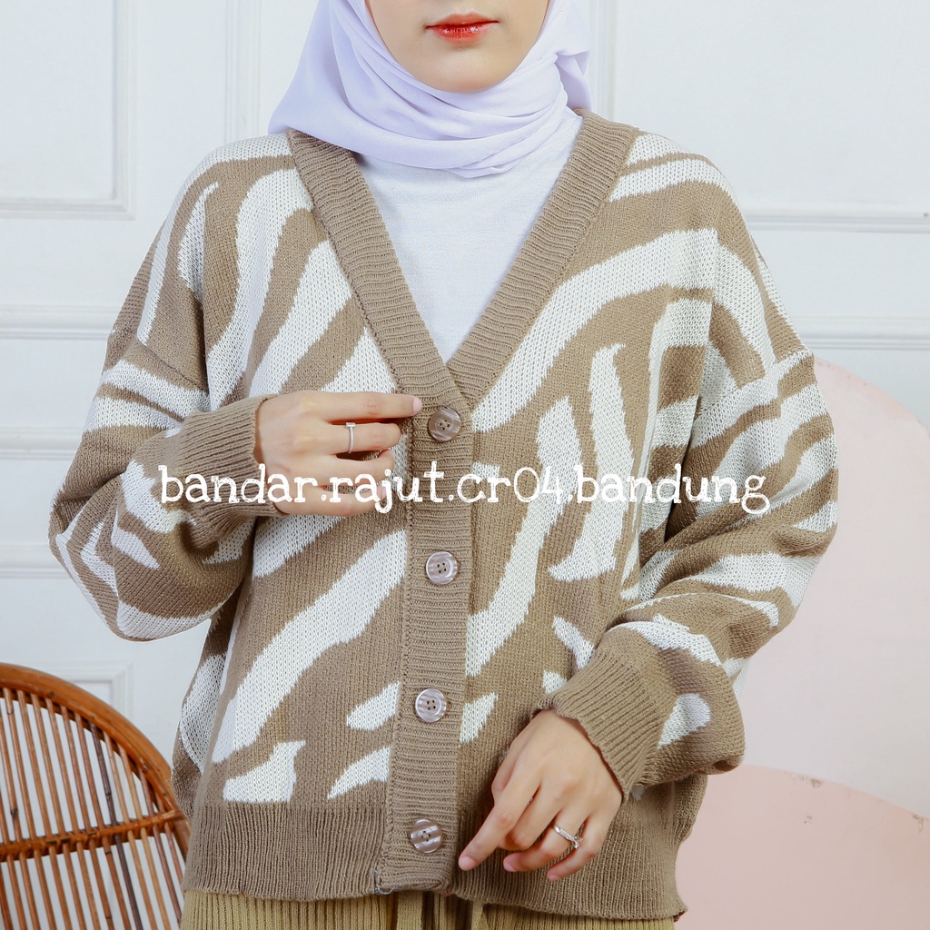 CARDIGAN ZEBRA BRANDED 7 GATE