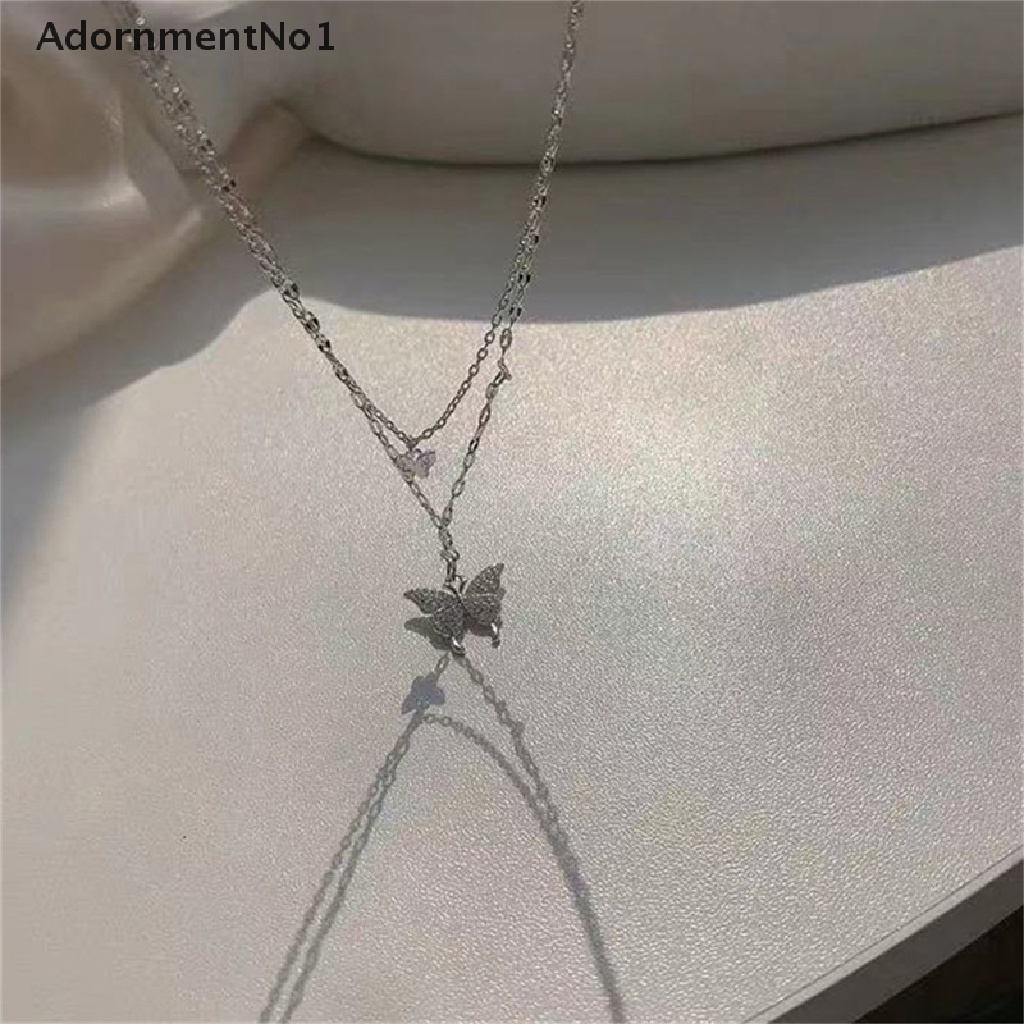 (AdornmentNo1) Kalung Rantai Dengan Liontin Bintang Warna Gold / Silver Untuk Wanita