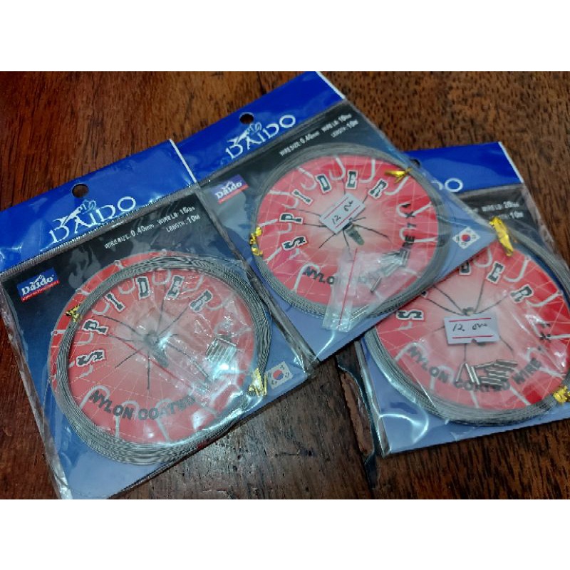 Neklin / Wire Daido Spider 7x1 Nylon Coated (Bonus Klem)