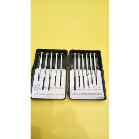 Obeng Jam set Isi 6 Pcs Precision Screwdriver Set (KEMASAN BARU)