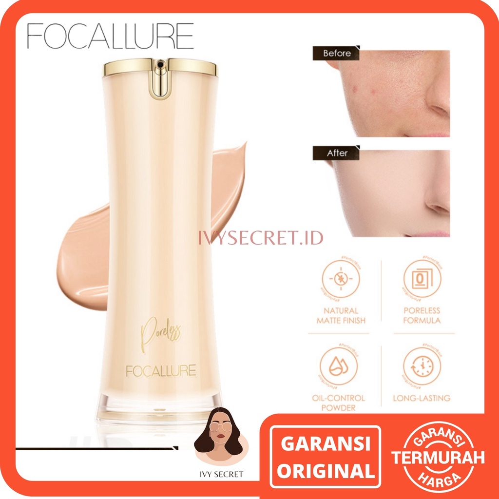 Focallure Perfect Base Poreless Foundation Liquid Matte Focallure Foundation Lasting Poreless Foundation Focallure