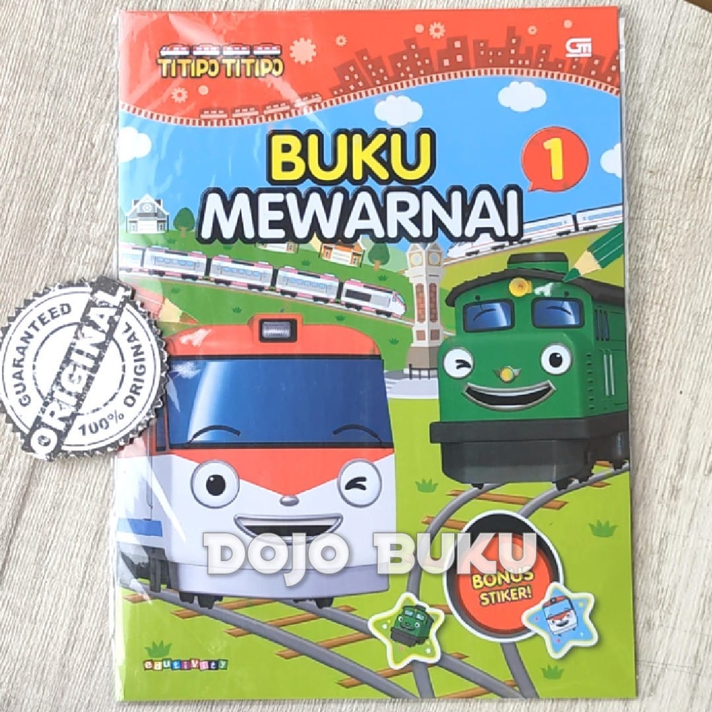 Seri Titipo: Buku Mewarnai Bonus Sticker by Iconix