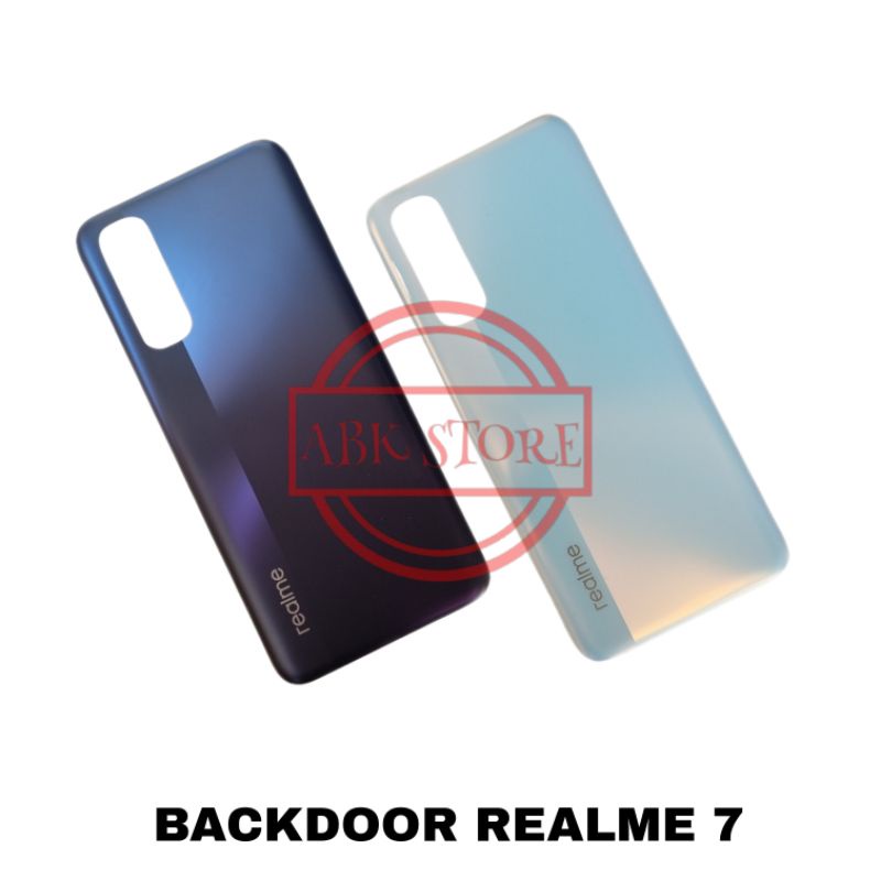 TUTUP BELAKANG BACKDOOR BACKCOVER BACK CASING REALME 7 COVER BATERAI