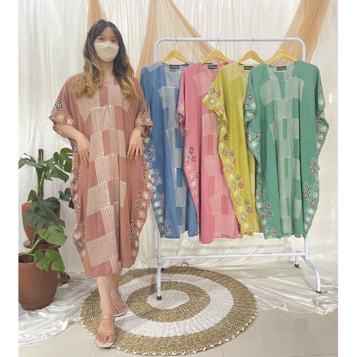 daster huza, daster jumbo, daster kalong, baju hamil, dress batik