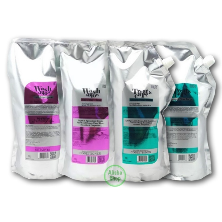 INAURA Shampoo and Conditioner [Wash & Blow | Treat & Care]