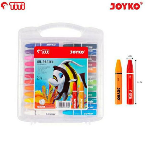

Jk6Code Crayon TITI JOYKO Oil Pastel 24 Warna(terupdate)A2S9
