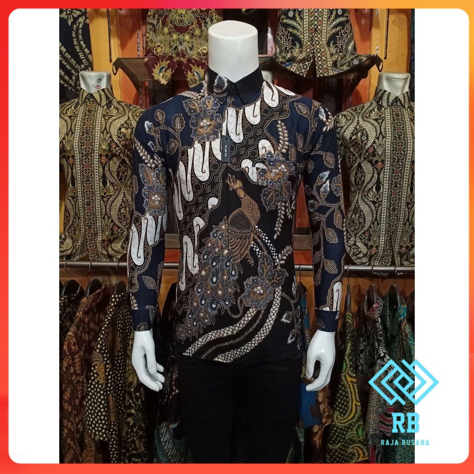 KEMEJA BATIK PRIA TRADITIONAL BUTIK Baju Batik Pria Lengan Panjang Slimfit KEMEJA MODERN