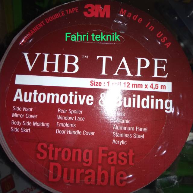 

Double tape vhb 12 mmx 4,5m