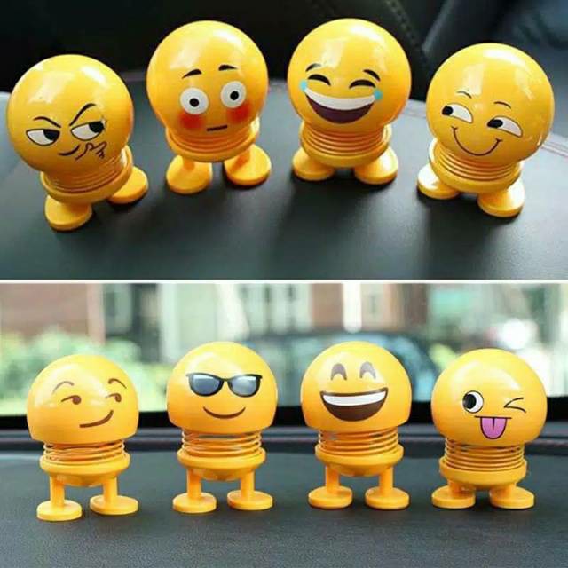  Emoji  Pajangan Dashboard Mobil Lucu Boneka Emoji  Per 