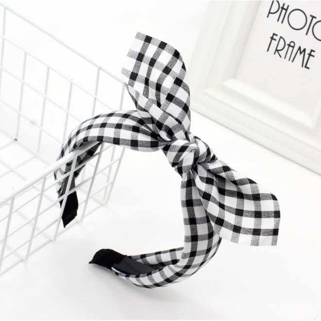 HEADBAND BANDO PITA WANITA KOREA MOTIF BANDANA POLOS FASHION AKSESORIS RAMBUT IMPORT AK29