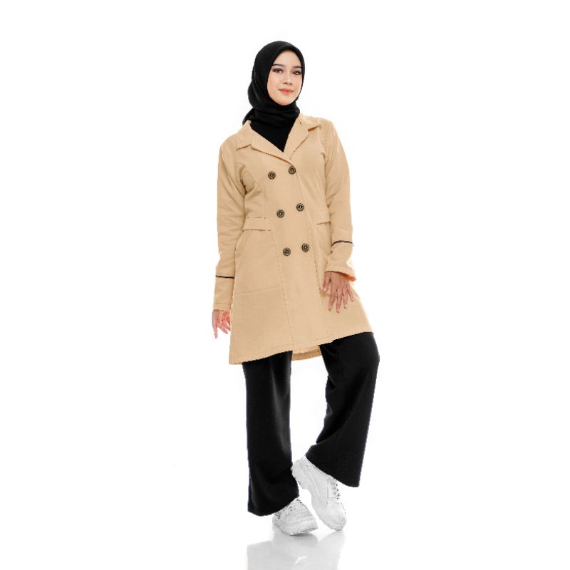 jaket hijab / Pakaian Wanita Blazer Wanita Korea / Blazer/tunik korea Wanita Kekinian
