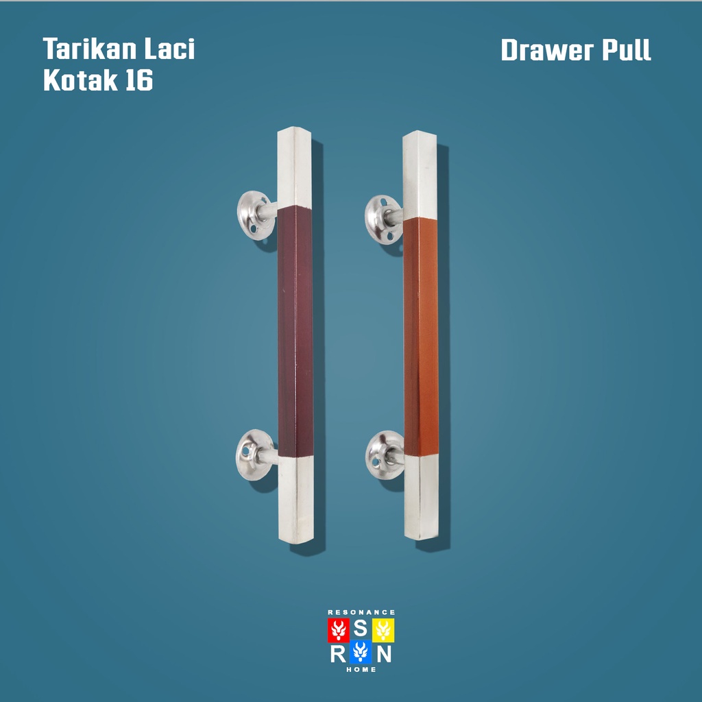 Tarikan Laci Lemari Jendela Model Kotak 16CM  / Handle Gagang Pintu Drawer Pull Door Knob Resonance Home