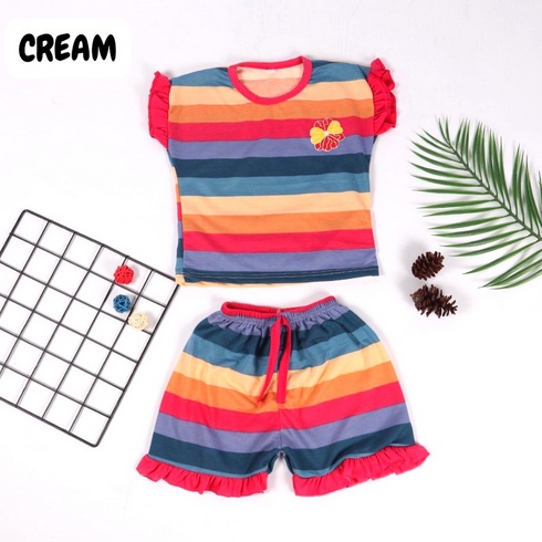 Jeco fashion Set anak Rainbee