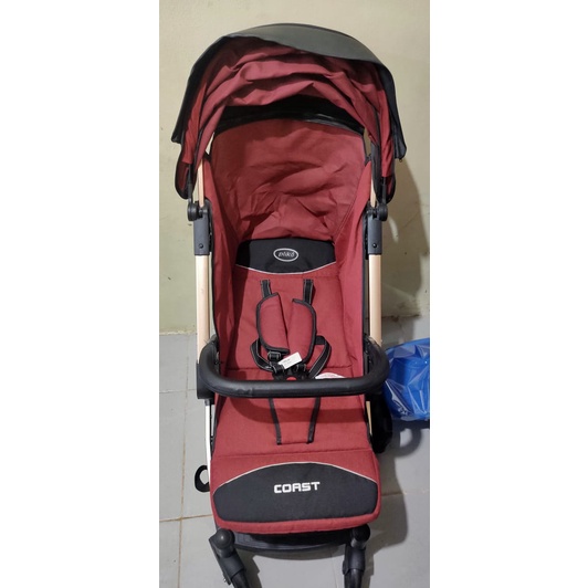 Pliko Stroller Coast 639 AL / Kereta Bayi - Red