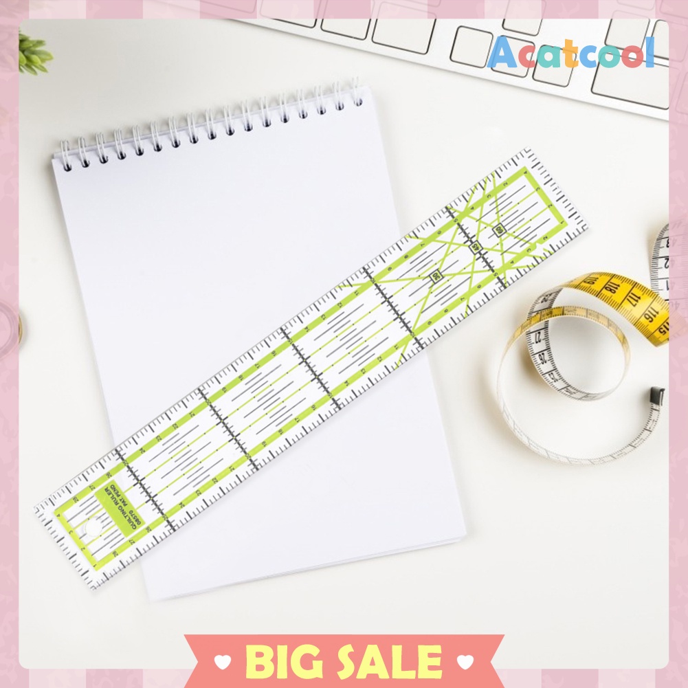 Acrylic Patchwork Ruler Double Color Quilting DIY Sewing Drawing Tools