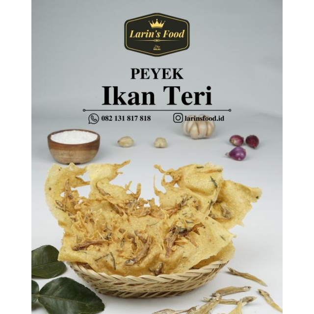 

Peyek / Rempeyek Ikan Teri