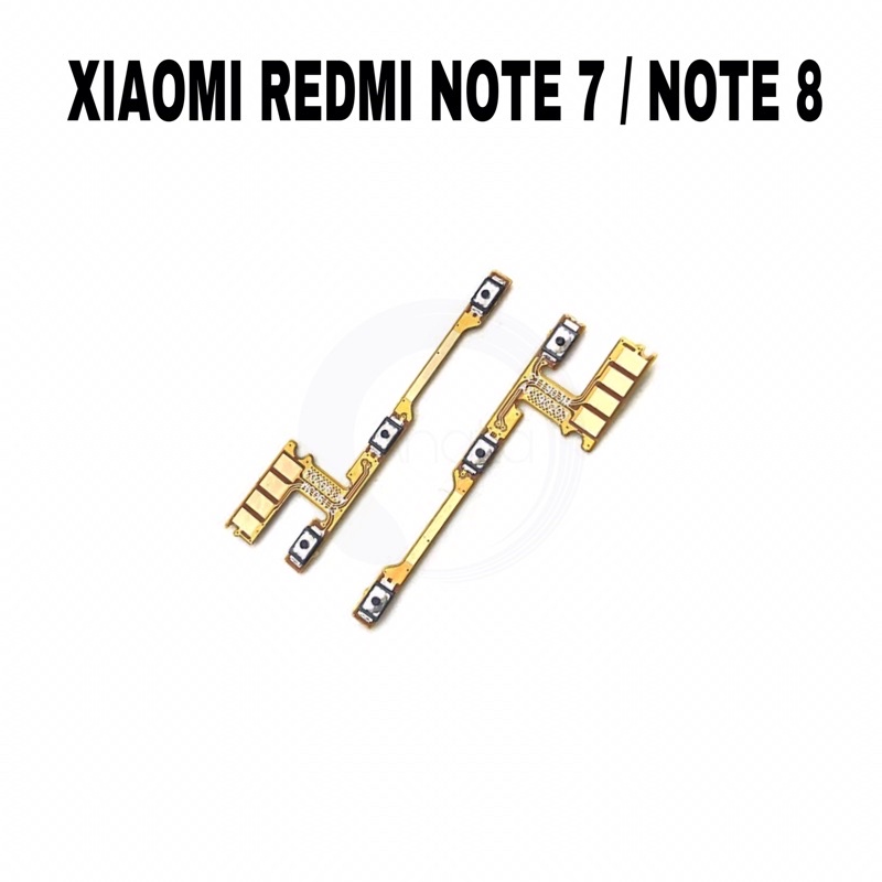 Flexible On Off Volume Xiaomi Redmi Note 7 / Note 8 - Flex Fleksibel Tombol