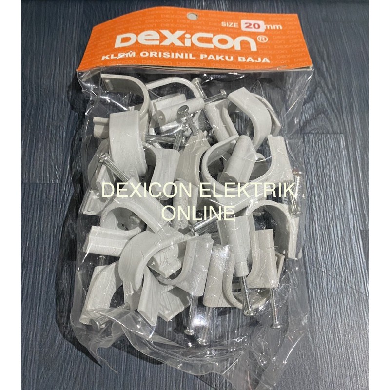 klem kabel no 20/klem kabel beton/klem kabel paku baju/grosiklr klem kabel/klip kabel/pengikat kabel