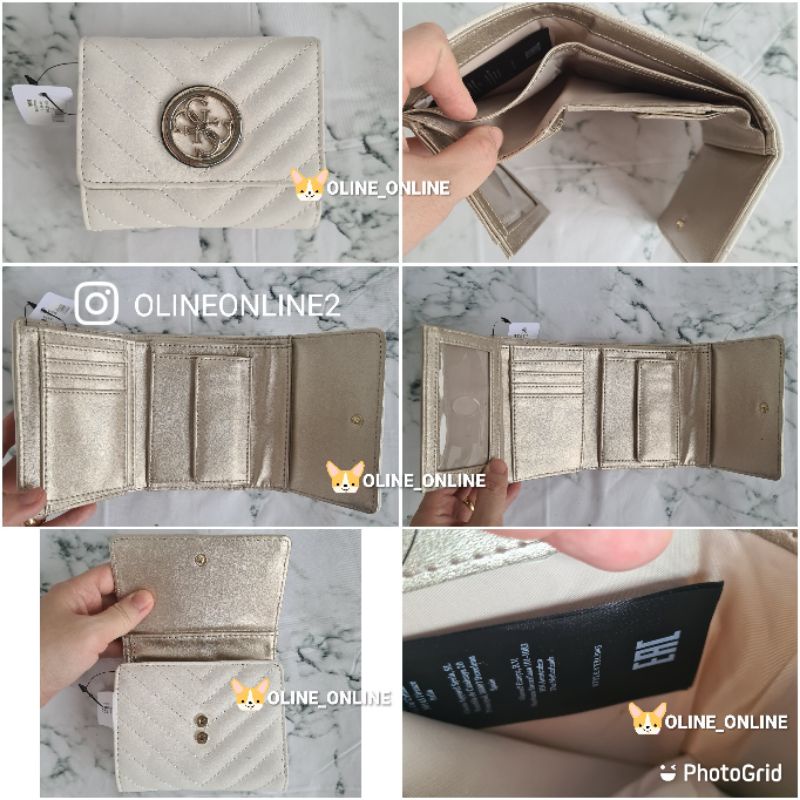 READY STOCK dompet gs blakely  mini size pendek short wallet blakely gb trifold black denim white pink yellow