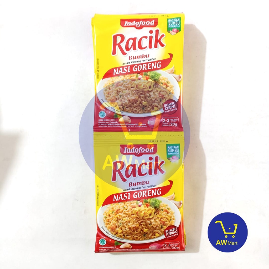 BUMBU RACIK INSTAN RENCENG 10 SACHET X 20/26/33 GRAM - ALL VARIAN